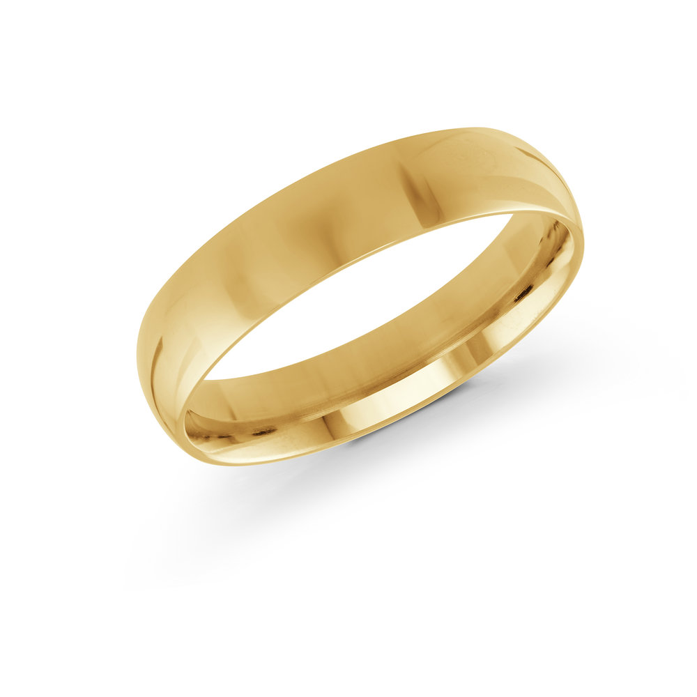 Yellow Gold Men's Ring Size 5mm (J-100-05YG)